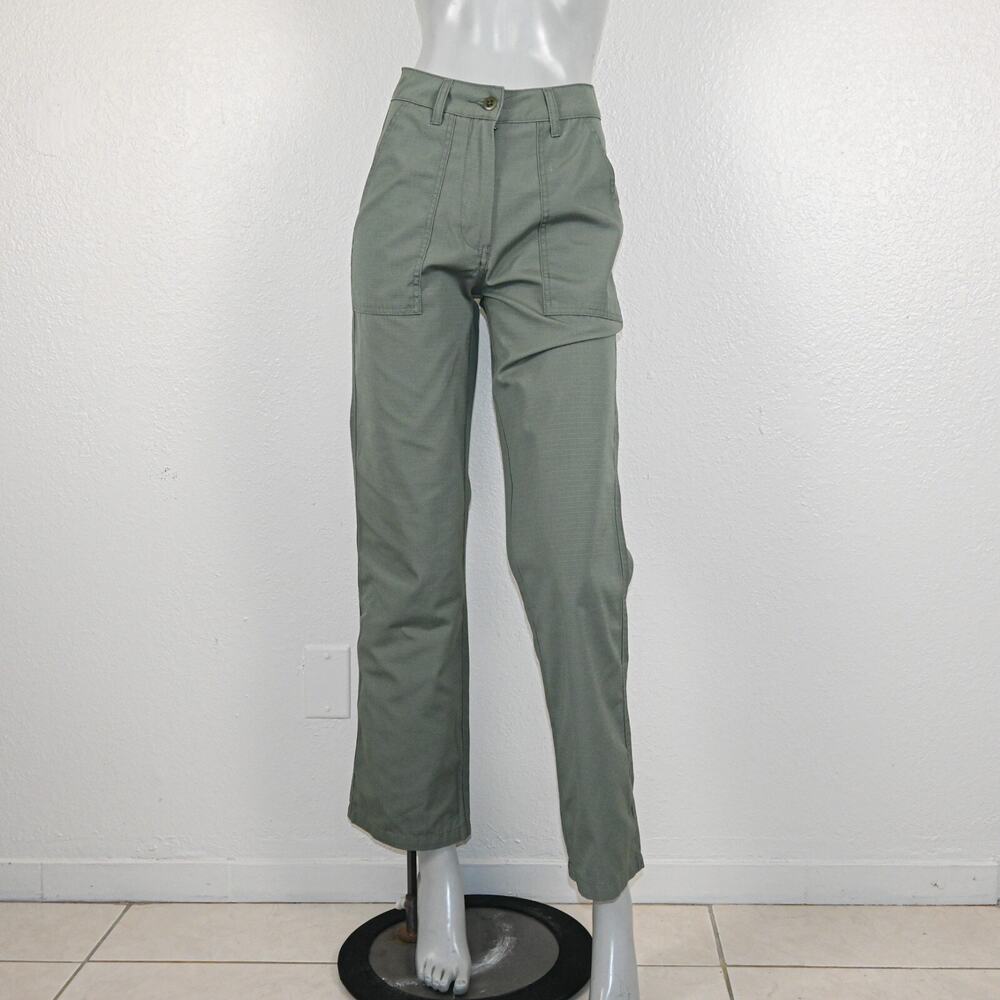 Deus Ex Machina Women's Mona Ripstop Pants in Lichen Green size Small NWT